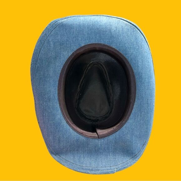 Retro throw back denim cowgirl hat! New unisex main image 7